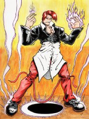 Iori Yagami watercolor