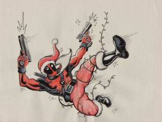 deadpool xmas