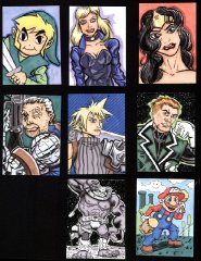 February sketch cards