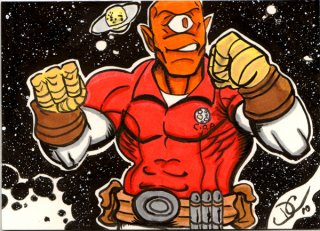 Allen the Alien sketch card